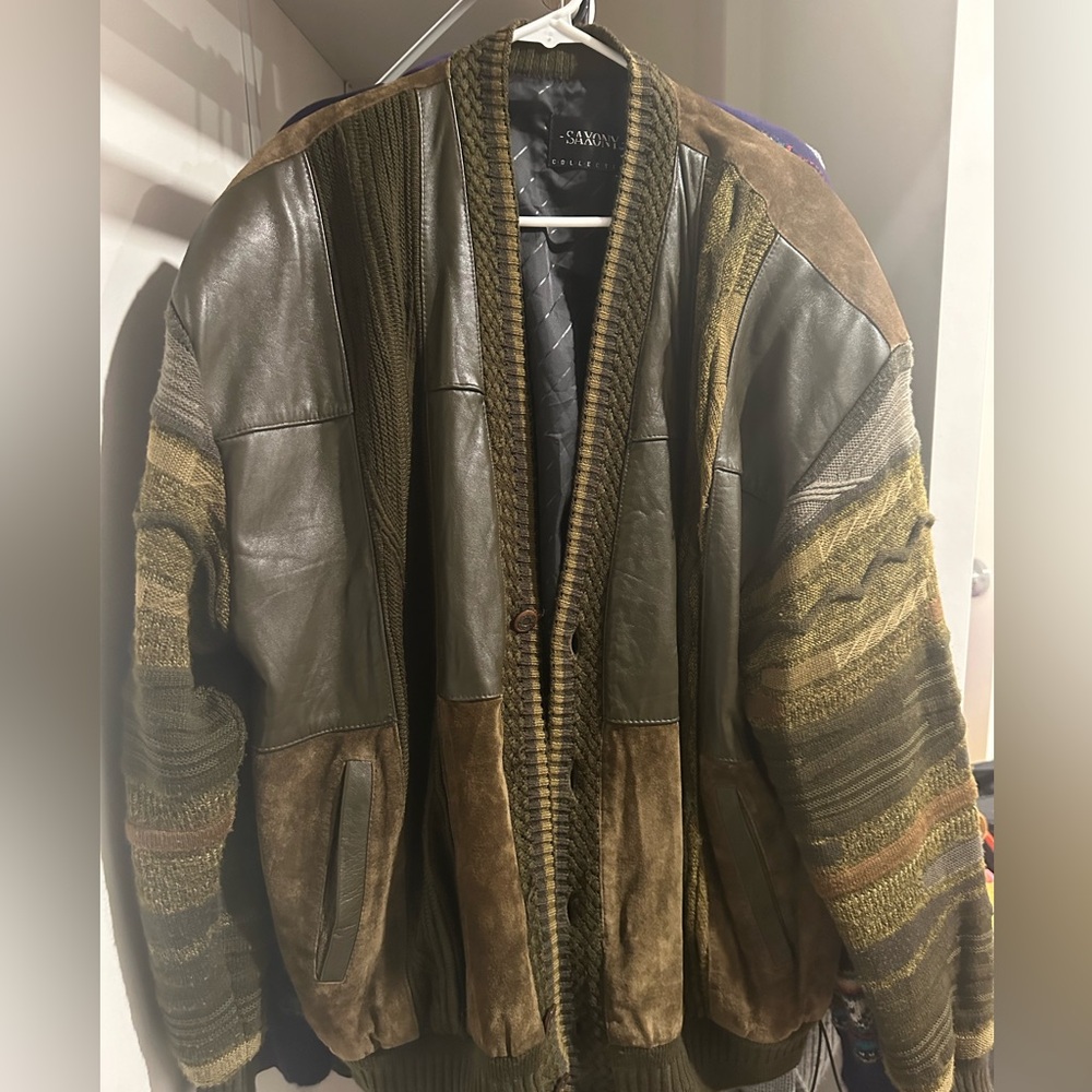 Vintage style saxony cardigan